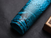 CERULEAN BUE PYTHON SKIN PHONE CASE