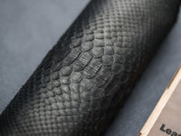 BLACK PYTHON SKIN PHONE CASE (CENTER SCALES)