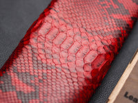 VENETIAN RED PYTHON SKIN PHONE CASE (CENTER SCALES)