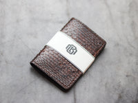 ARTEMUS - BIFOLD WALLET PECAN BROWN PYTHON SKIN