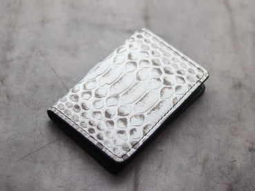 ARTEMUS - BIFOLD WALLET NATURAL PYTHON SKIN