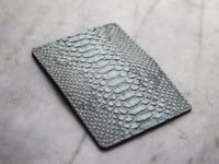 ARTEMUS - BIFOLD WALLET IRIDIUM GRAY PYTHON SKIN