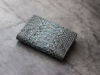 ARTEMUS - BIFOLD WALLET IRIDIUM GRAY PYTHON SKIN