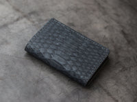 ARTEMUS - BIFOLD WALLET SLATE GRAY PYTHON SKIN