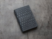 ARTEMUS - BIFOLD WALLET SLATE GRAY PYTHON SKIN