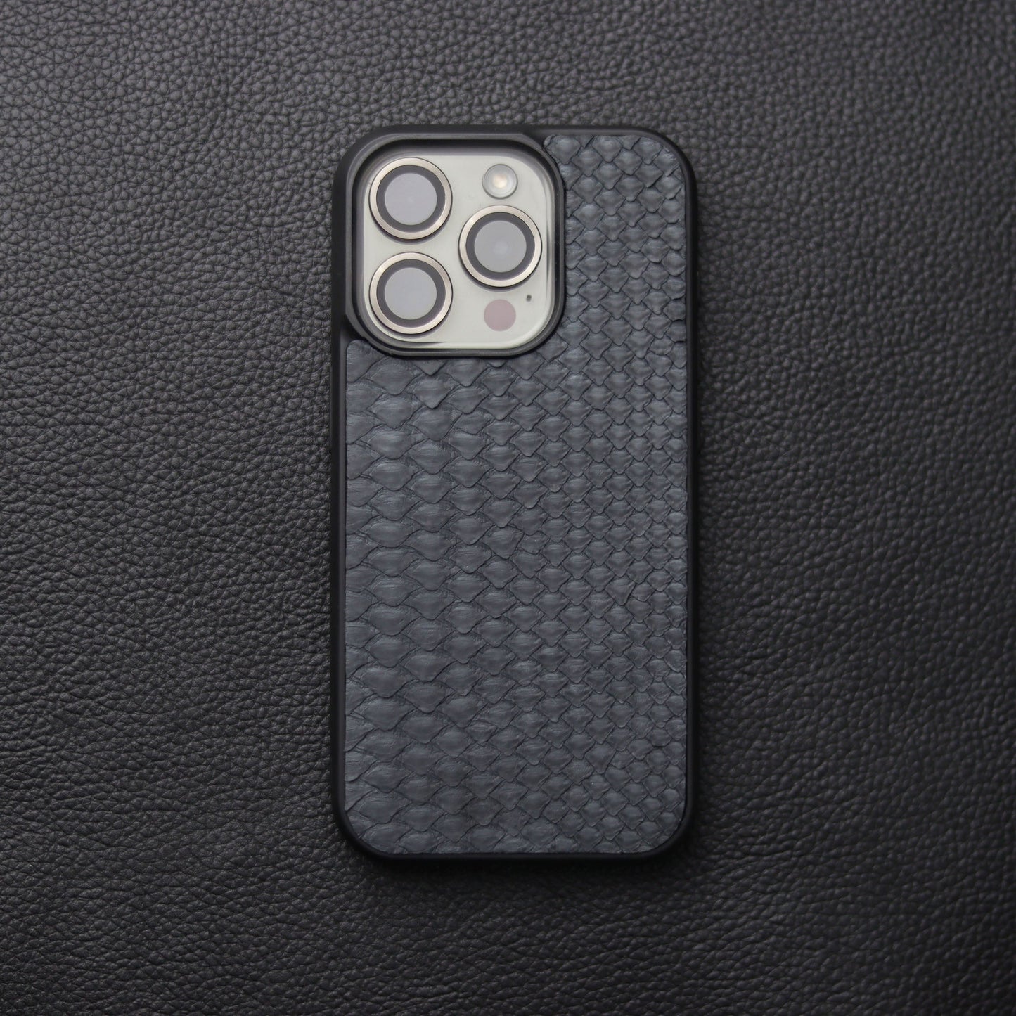 SLATE GRAY PYTHON SKIN PHONE CASE