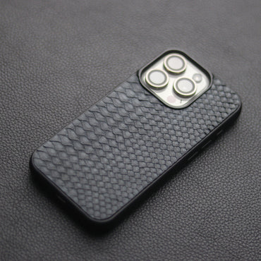 SLATE GRAY PYTHON SKIN PHONE CASE