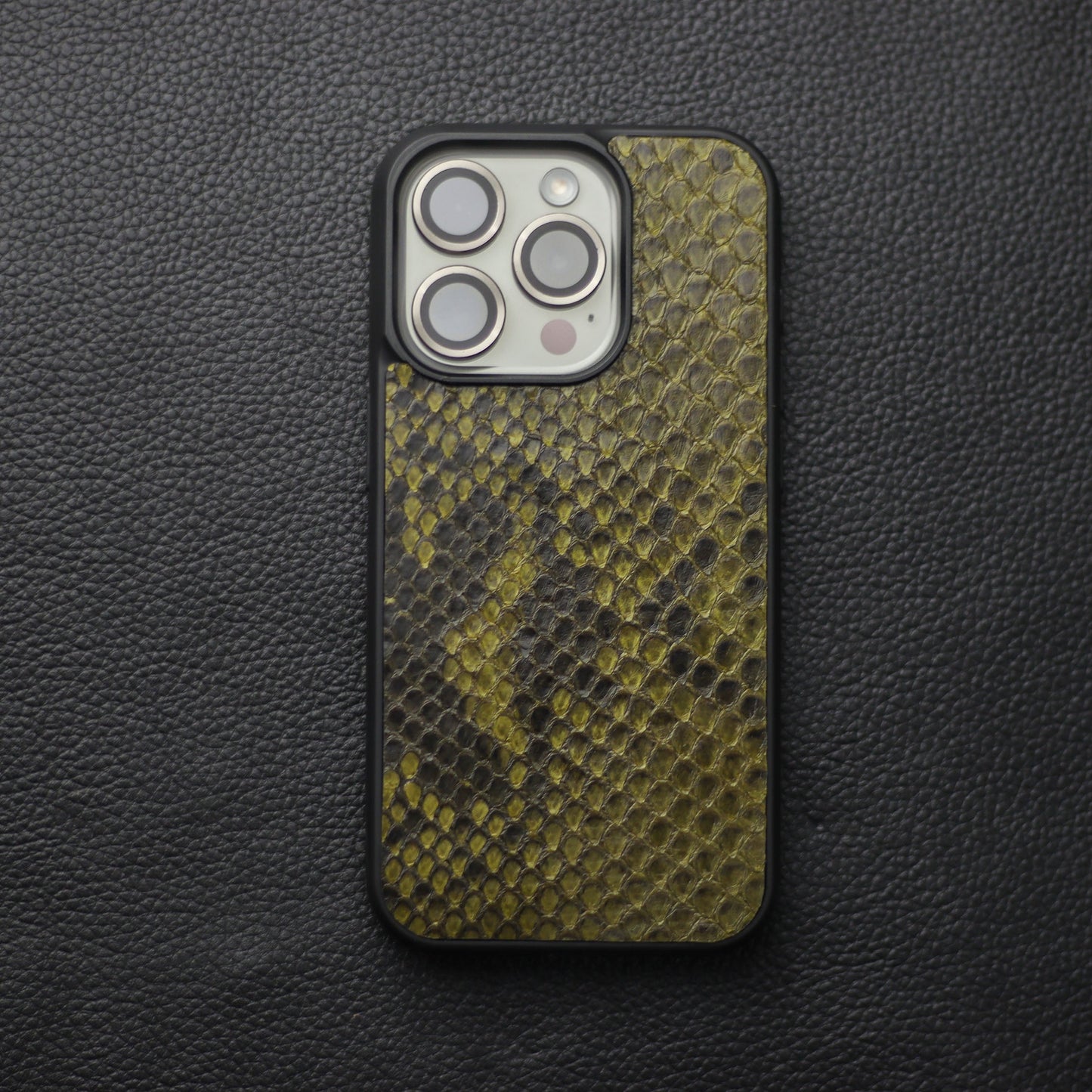 JUNIPER GREEN PYTHON SKIN PHONE CASE