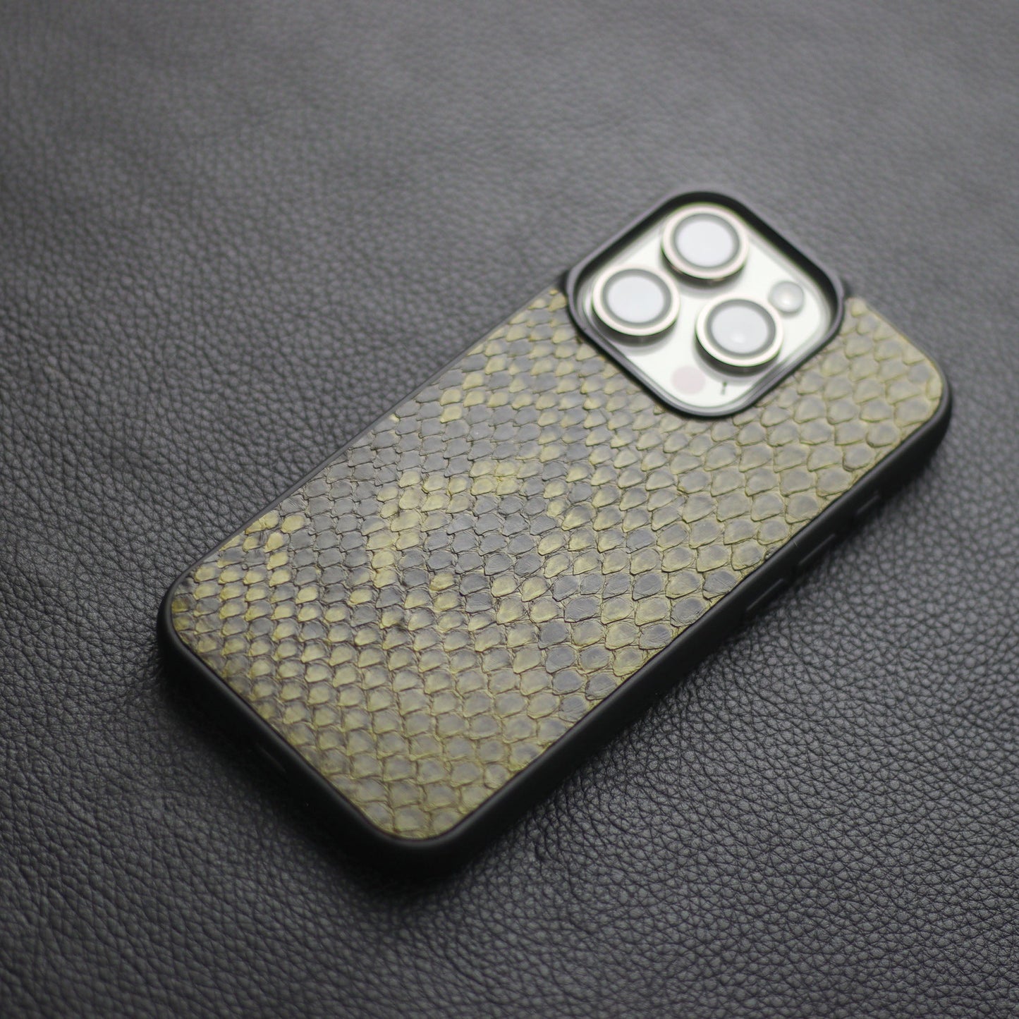 JUNIPER GREEN PYTHON SKIN PHONE CASE