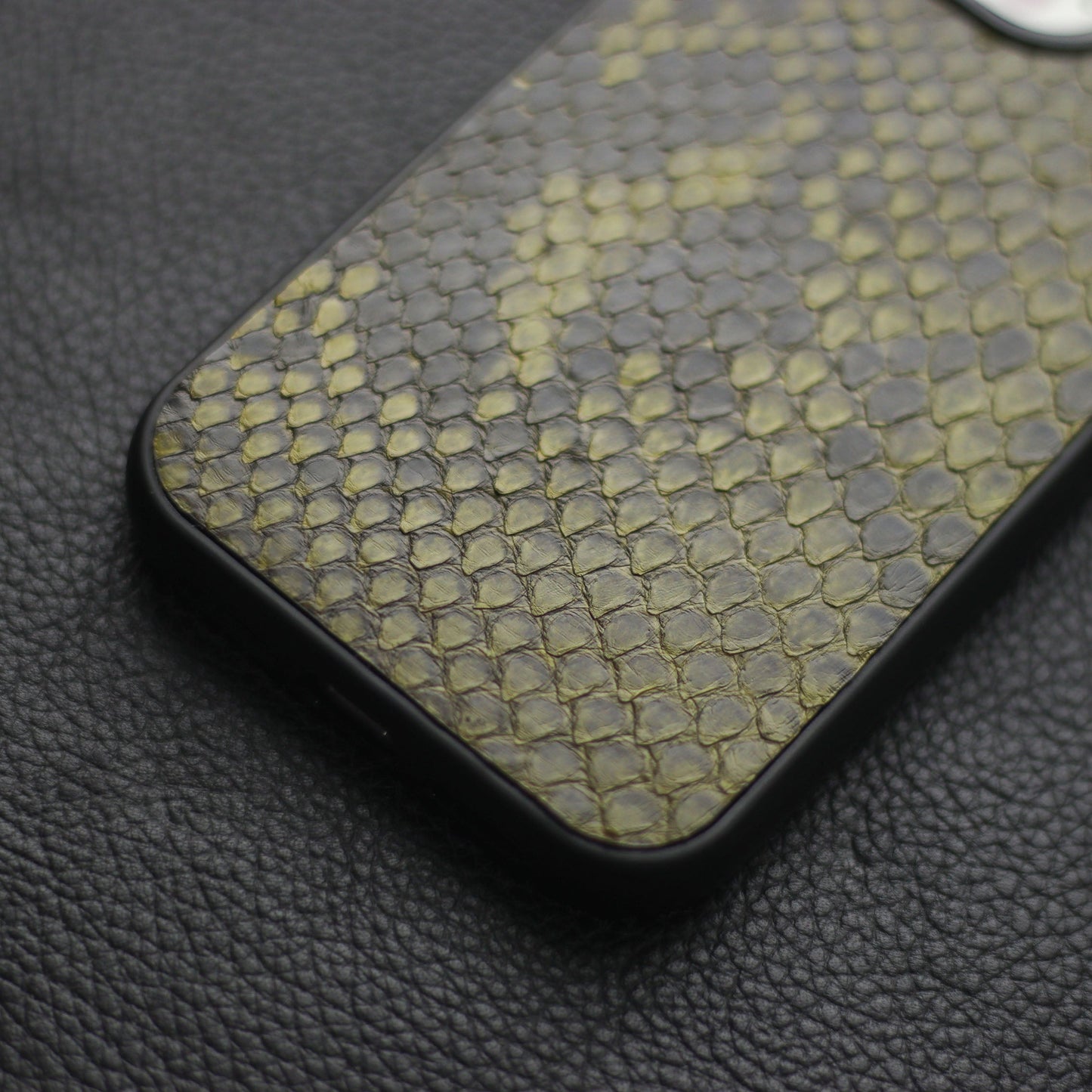 JUNIPER GREEN PYTHON SKIN PHONE CASE