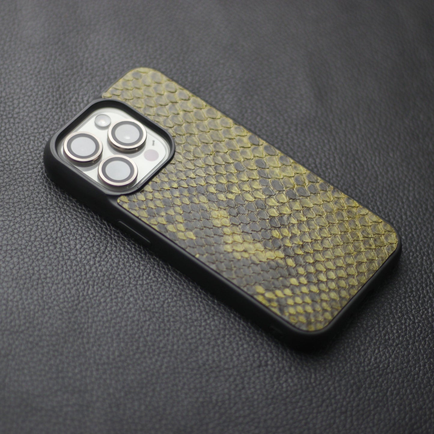 JUNIPER GREEN PYTHON SKIN PHONE CASE