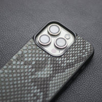 IRIDIUM GRAY PYTHON SKIN PHONE CASE