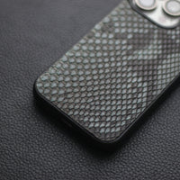 IRIDIUM GRAY PYTHON SKIN PHONE CASE