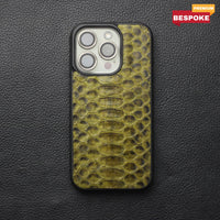 JUNIPER GREEN PYTHON SKIN PHONE CASE (CENTER SCALES)