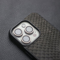 BLACK PYTHON SKIN PHONE CASE