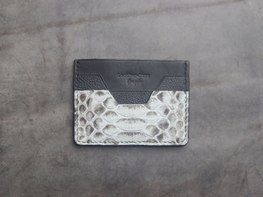 AUGUSTUS - MINIMAL WALLET NATURAL PYTHON SKIN