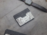 AUGUSTUS - MINIMAL WALLET NATURAL PYTHON SKIN