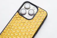 CANARY YELLOW TILAPIA FISH SKIN PHONE CASE