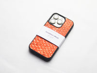 PUMPKIN ORANGE TILAPIA FISH SKIN PHONE CASE