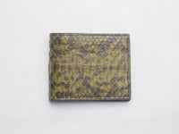 WYNTON - BIFOLD WALLET JUNIPER GREEN PYTHON SKIN