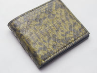 WYNTON - BIFOLD WALLET JUNIPER GREEN PYTHON SKIN