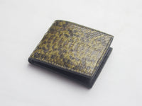 WYNTON - BIFOLD WALLET JUNIPER GREEN PYTHON SKIN