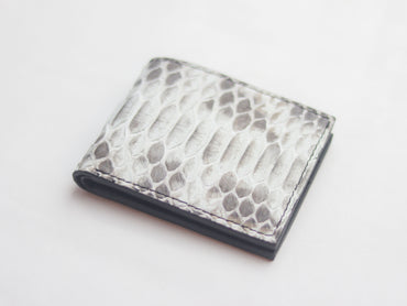 WYNTON - BIFOLD WALLET NATURAL PYTHON SKIN